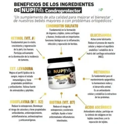NUP!Pets Vitaminas Y Suplementos^NUP! PETS Condroprotector para perros y gatos en polvo 120gr