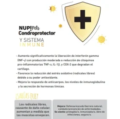 NUP!Pets Vitaminas Y Suplementos^NUP! PETS Condroprotector para perros y gatos en polvo 120gr