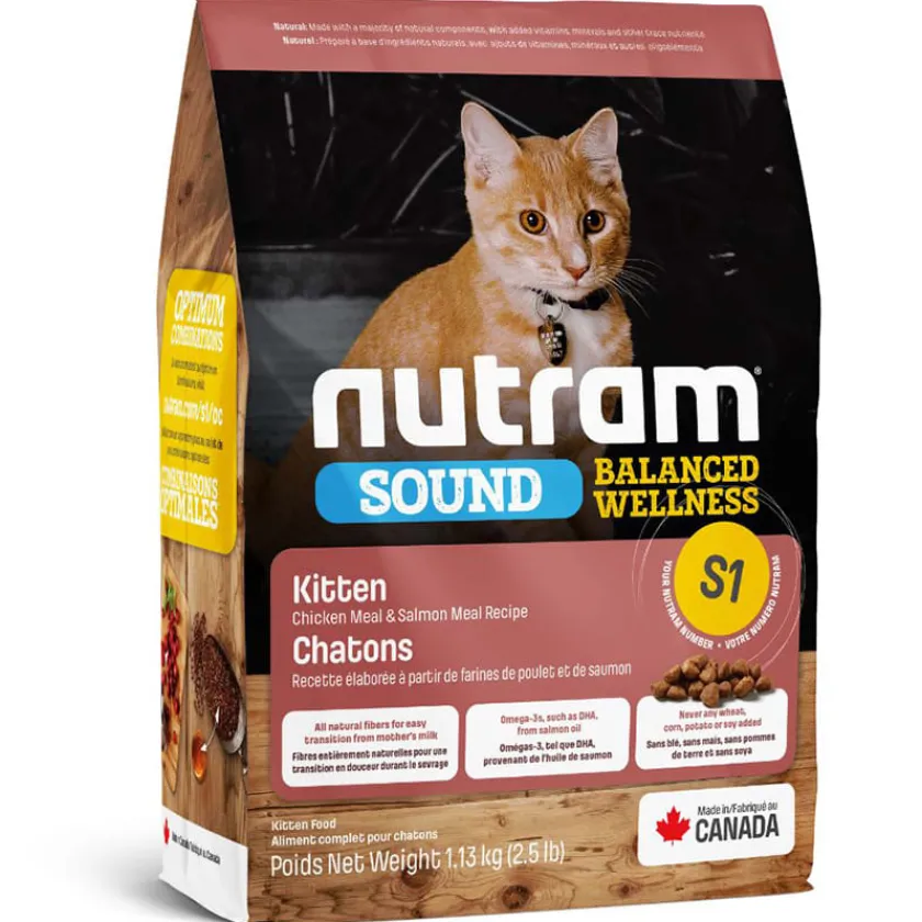 Nutram Gatitos (0 A 12 Meses)^Kitten S1 1.13kg