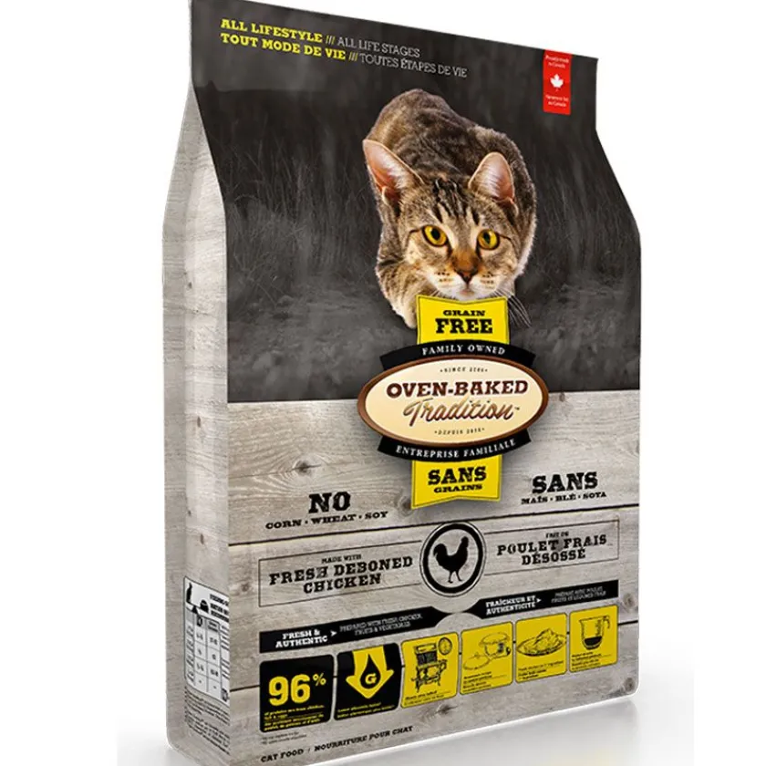 Oven Baked Senior (+7 Años) | Adultos (1 A 7 Años)^Cat Grain Free Chicken 4.54kg