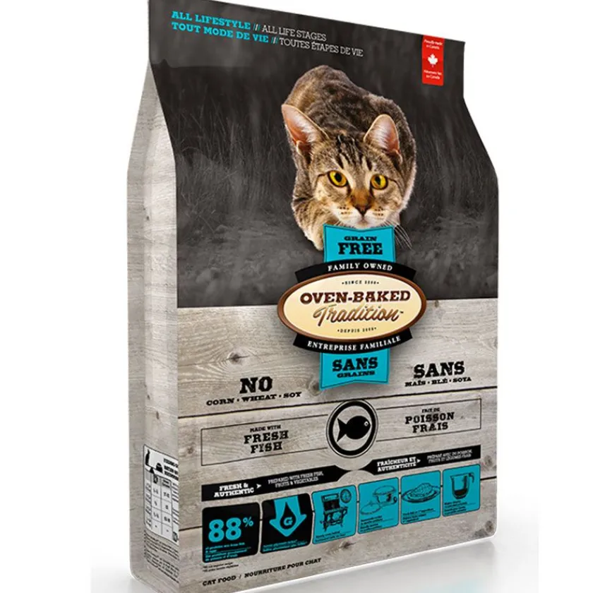 Oven Baked Senior (+7 Años) | Adultos (1 A 7 Años)^Cat Grain Free Fish 4.54kg