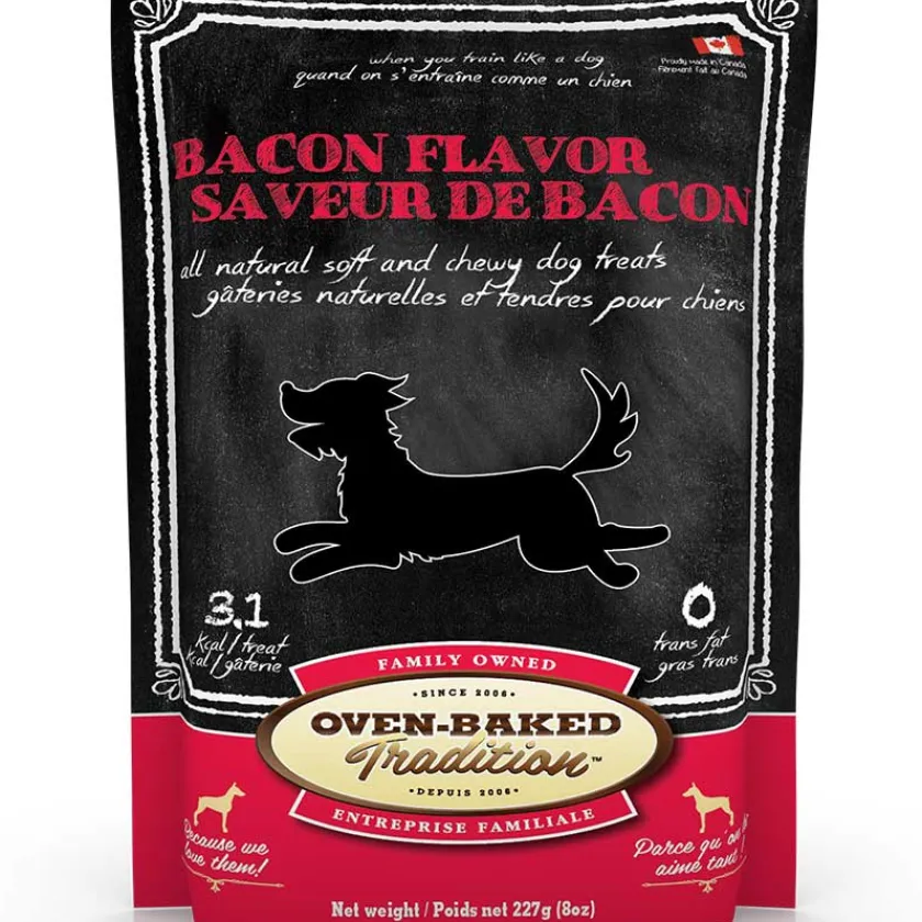 Oven Baked Galletas Y Snacks^Dog Bacon Treats 227gr