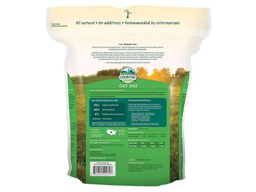 oxbow Hámsters | Chinchillas^HENO DE AVENA 425GR