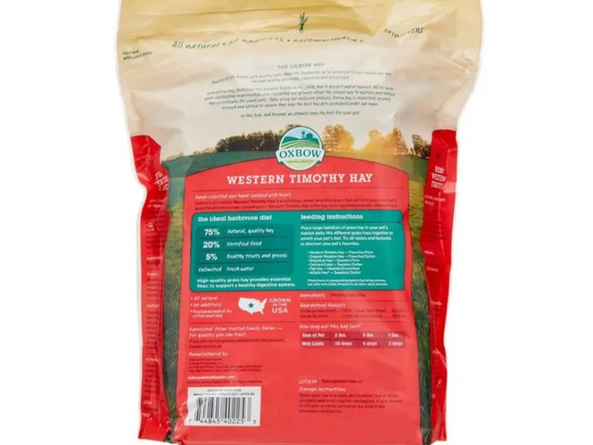 oxbow Hámsters | Chinchillas^WESTERN TIMOTHY GRASS 425gr