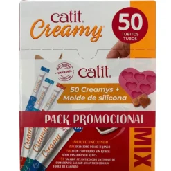 Cat it Húmedos | Adultos (1 A 7 Años)^Pack Creamy Multipack 50 un + Molde Silicona