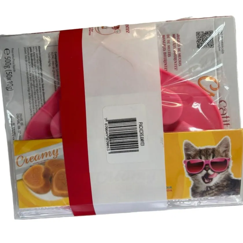 Cat it Húmedos | Adultos (1 A 7 Años)^Pack Creamy Multipack 50 un + Molde Silicona