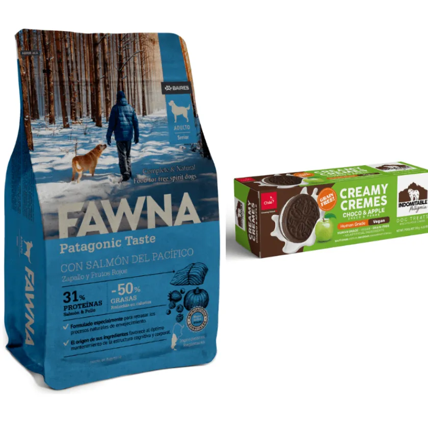 FAWNA Senior (+7 Años)^Pack Especial: Senior 3kg + Galletas Manzana Indomitable de Regalo