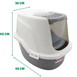 Pawise Areneros | Baños Sanitarios (areneros)^Baño para Gatos Cerrado