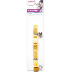 Fiprodrag Arnes, Collares, Correas^Pawise Collar Gato Color Amarillo y Corazones