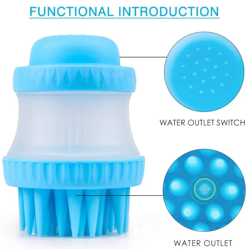 Pawise Higiene Y Aseo | Productos Outlet^Pet Washer Cepillo de goma para baño