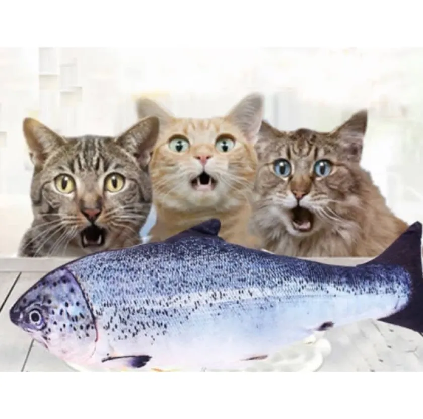 MB Juguetes^Peluche Salmón con Catnip 60CM