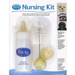 PetAg Leche Para Gatos | Leche Para Perros^Kit Mamadera 120ml