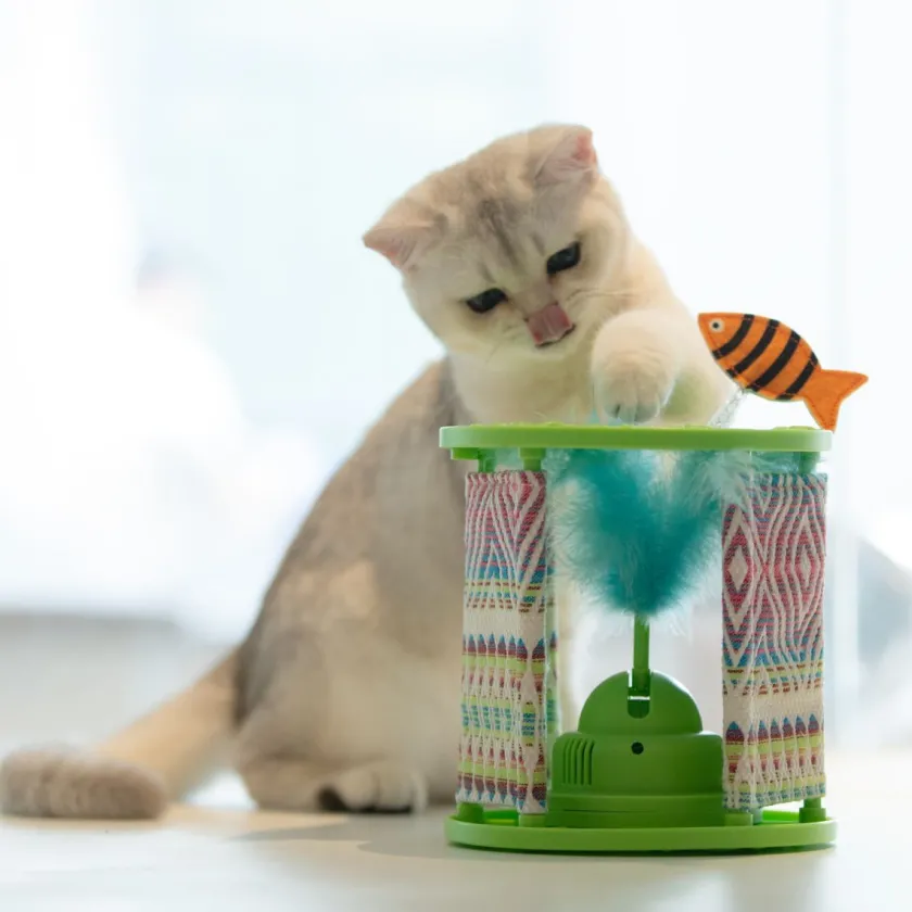 Petgeek Juguetes^Wonder Pod Jugete interactivo para Gatos