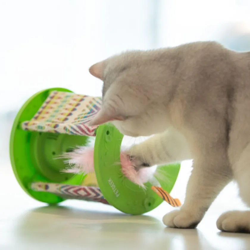 Petgeek Juguetes^Wonder Pod Jugete interactivo para Gatos