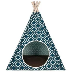 P.L.A.Y. Casas Y Transportadoras Para Gatos | Casas Y Transportadoras Para Perros^Play Carpa Teepee Classic Morroccan Navy