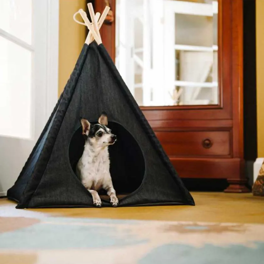 P.L.A.Y. Casas Y Transportadoras Para Gatos | Casas Y Transportadoras Para Perros^Play Carpa Teepee Classic Urban Denim
