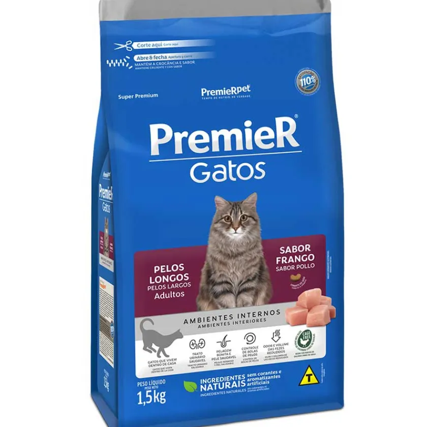 PremieR Adultos (1 A 7 Años)^Gatos Adultos de Pelo Largo 1.5kg