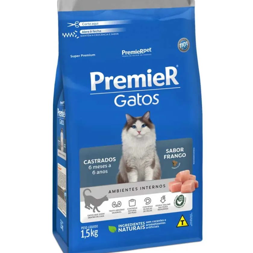 PremieR Castrados^Gatos Castrados Sabor Pollo 1.5kg
