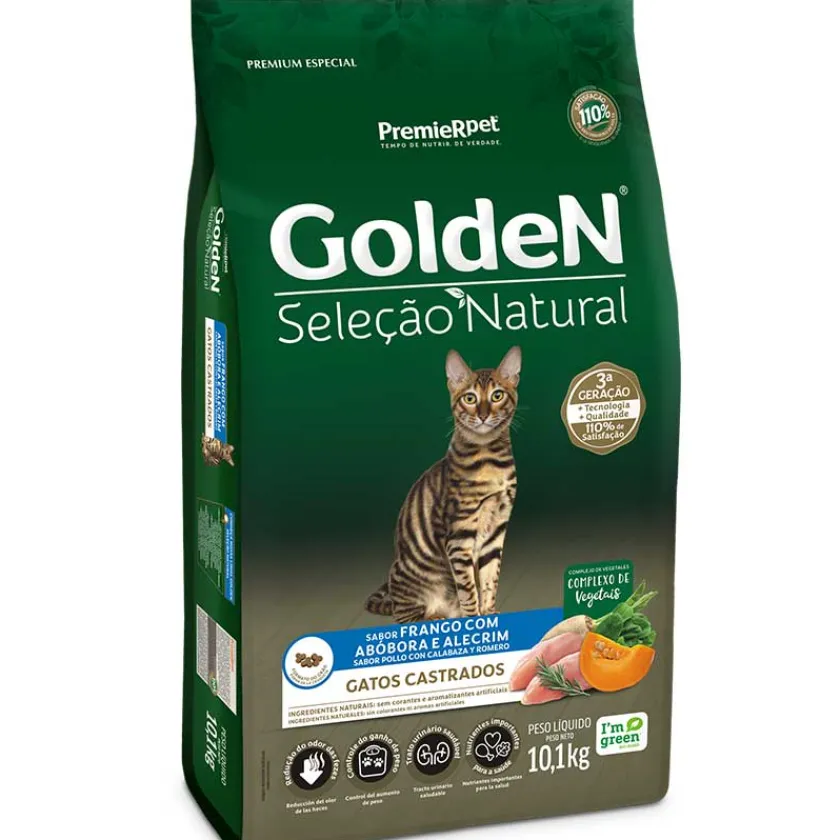 PremieR Castrados | Adultos (1 A 7 Años)^Golden Para Gatos Castrados Sabor Pollo y Arroz 10,1kg