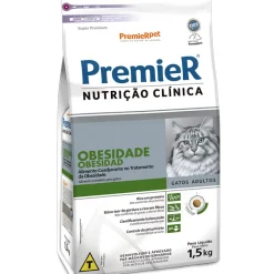 PremieR Alimentación Medicada^Nutrición Clínica para Gatos con Obesidad 1.5kg