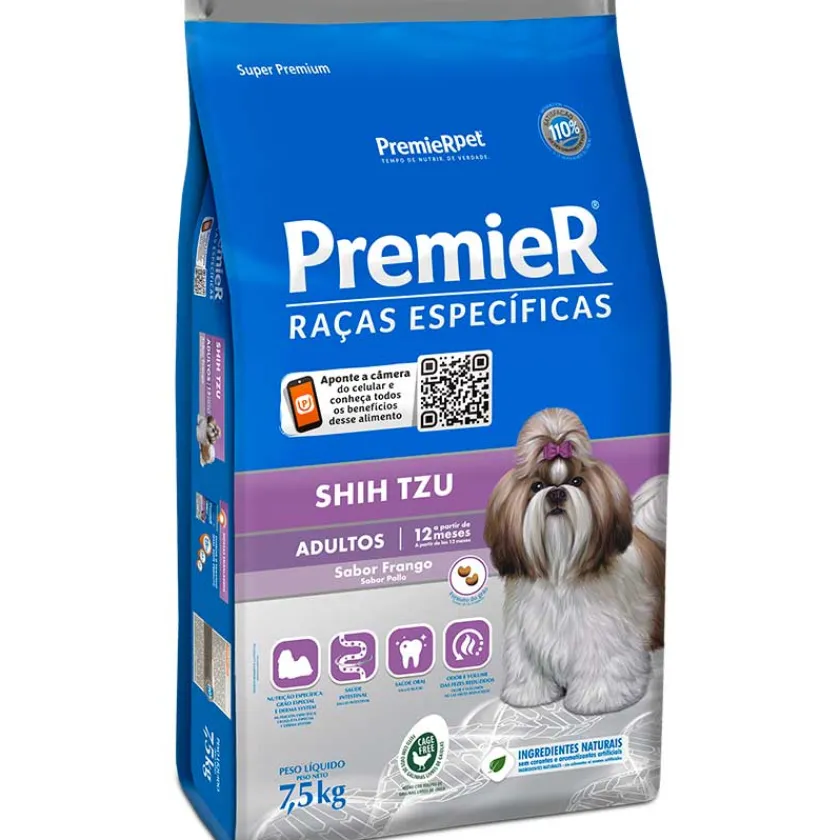 PremieR Adultos (1 A 7 Años)^Razas Específicas ShihTzu Perros Adultos Pollo 7.5kg