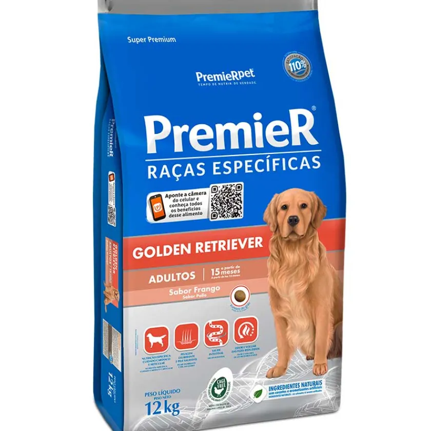 PremieR Adultos (1 A 7 Años)^Razas Específicas Golden Retriever Adultos Pollo 12kg
