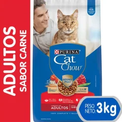 Cat Chow - Purina Adultos (1 A 7 Años)^Purina Cat Chow Adultos Carne con Defense Plus 3kg