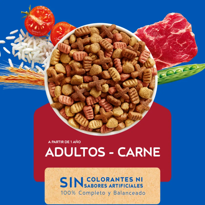 Cat Chow - Purina Adultos (1 A 7 Años)^Purina Cat Chow Adultos Carne con Defense Plus 19.5kg