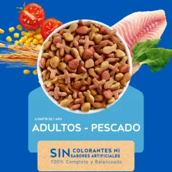 Cat Chow - Purina Adultos (1 A 7 Años)^Purina Cat Chow Adultos Pescado con Defense Plus 3kg