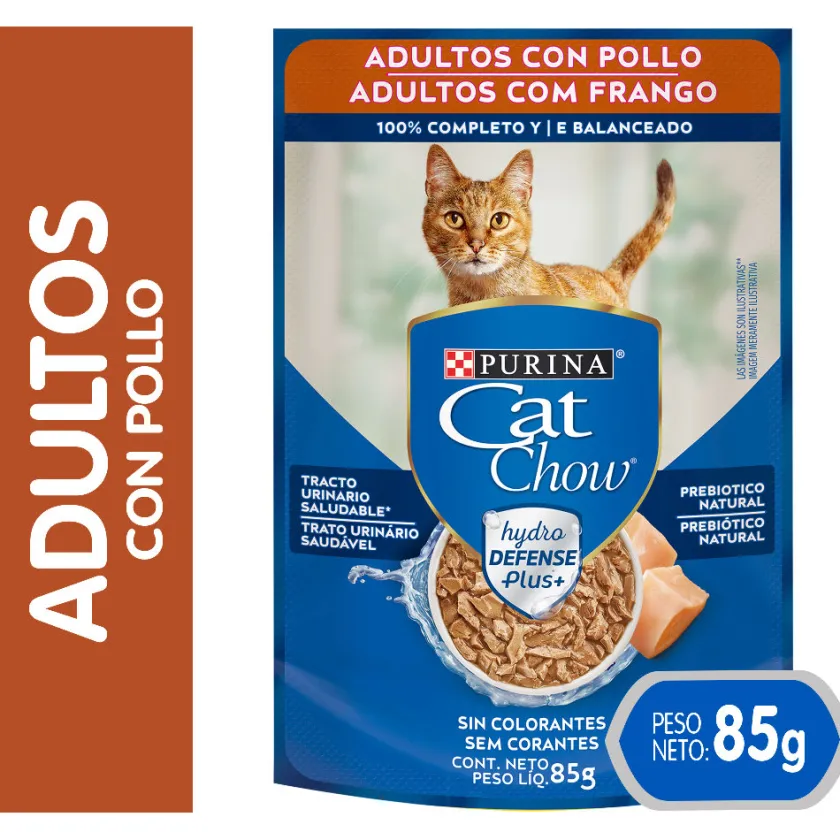Cat Chow - Purina Húmedos^Purina Cat Chow Hydro Adultos Pollo 85gr