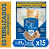 Cat Chow - Purina Húmedos^Purina Cat Chow Hydro Castrados Pescado 85gr PACK 15 Unidades