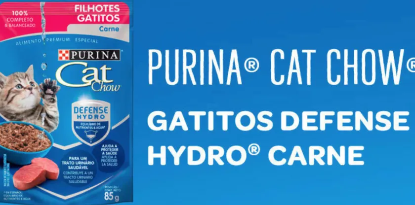 Cat Chow - Purina Húmedos^Purina Cat Chow Hydro Gatitos Carne 85gr PACK 15 Unidades