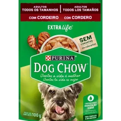Dog Chow - Purina Húmedos^Purina Dog Chow Alimento Húmedo Adulto Cordero 100gr