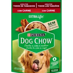 Dog Chow - Purina Húmedos^Purina Dog Chow Alimento Húmedo Adulto Carne 100gr