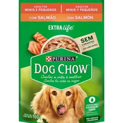 Dog Chow - Purina Húmedos^Purina Dog Chow Alimento Húmedo Adulto Razas Pequeñas Salmón 100gr