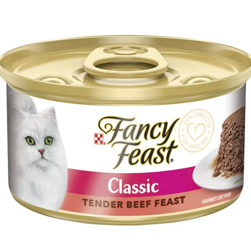 Fancy Feast - Purina Galletas^purina fancy feast lata Mousse carne 85 gr