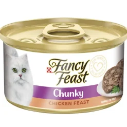 Fancy Feast - Purina Galletas | Húmedos^purina fancy feast lata terrine pollo 85 gr