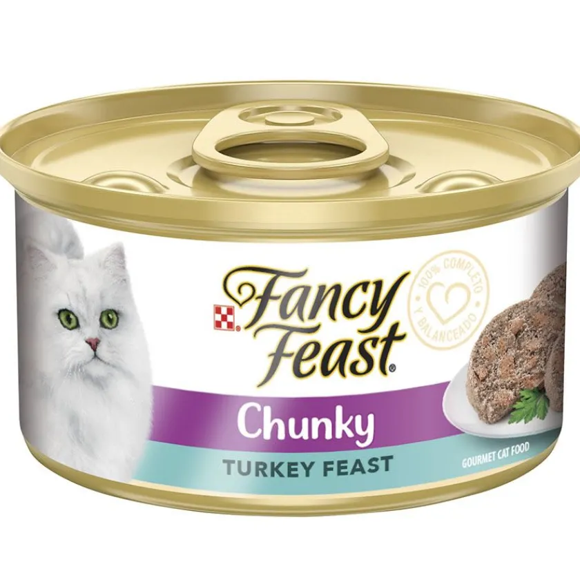 Fancy Feast - Purina Húmedos | Galletas^purina fancy feast lata terrine pavo 85 gr