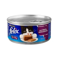 Felix - Purina Húmedos | Adultos (1 A 7 Años)^Purina felix lata para gato paté de pavo y menudencias 156 gr