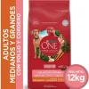 Purina One Adultos (1 A 7 Años)^PURINA® ONE® Adulto Mediano y Grande Pollo y Cordero 12kg