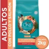 Purina One Adultos (1 A 7 Años)^PURINA® ONE® Adulto Pollo y Salmón 2kg