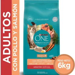 Purina One Adultos (1 A 7 Años)^PURINA® ONE® Adulto Pollo y Salmón 6kg