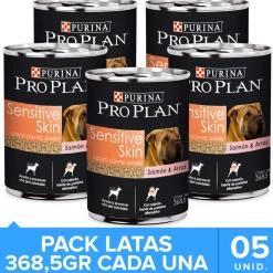 Pro Plan - Purina Húmedos^Purina Pro Plan Adult Sensitive Salmón y Arroz 368.5gr Pack 5 Unidades
