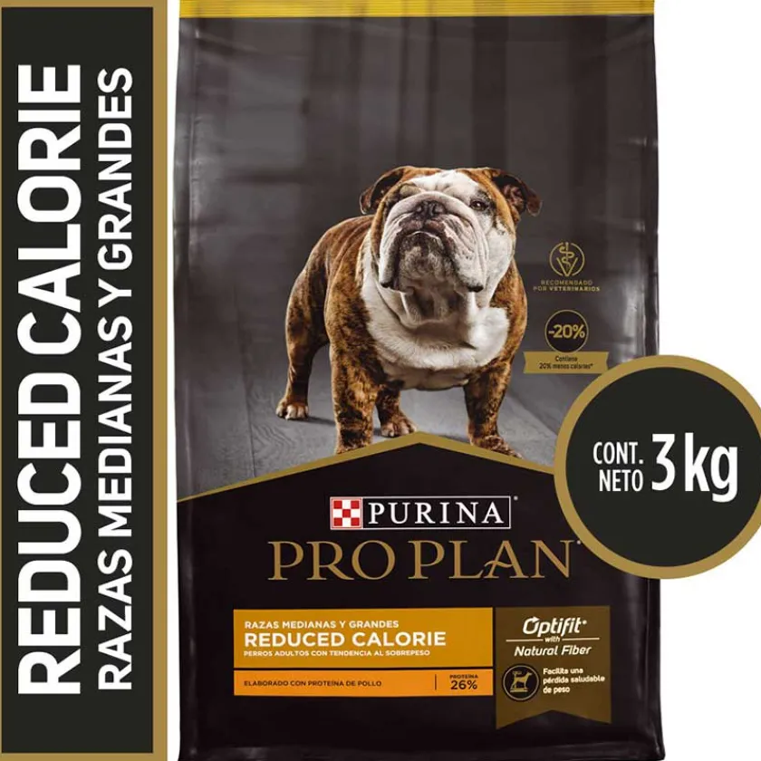 Pro Plan - Purina Control Peso^Purina PRO PLAN Adulto Raza Mediana y Grande Reduced Calorie 3kg