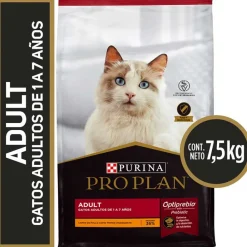 Pro Plan - Purina Adultos (1 A 7 Años)^Purina Pro Plan Cat Adult con OptiPrebio 7.5kg