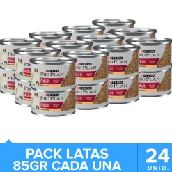 Pro Plan - Purina Húmedos^Purina Pro Plan Lata Gato Adulto Pack 24 Unidades