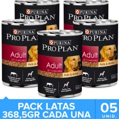 Pro Plan - Purina Húmedos^Purina Pro Plan Perro Adulto Lata 368.5gr Pack 5 unidades