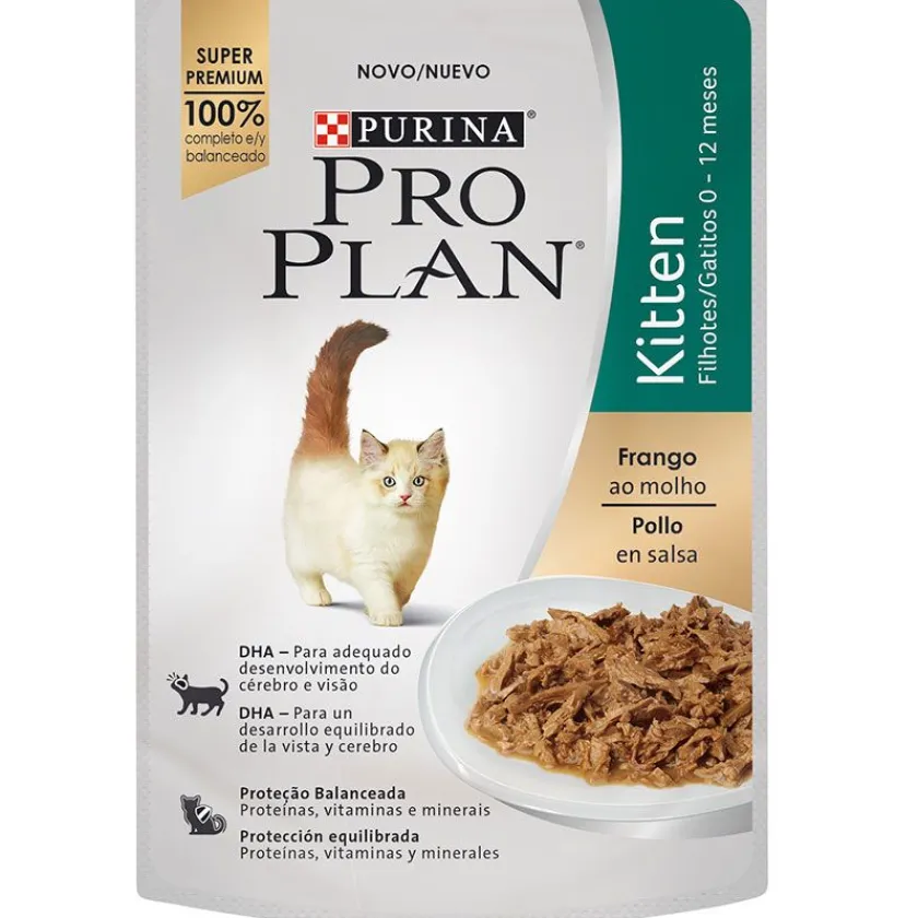 Pro Plan - Purina Húmedos^Purina Pro Plan Pouch Kitten Cat Pollo en Salsa 85gr