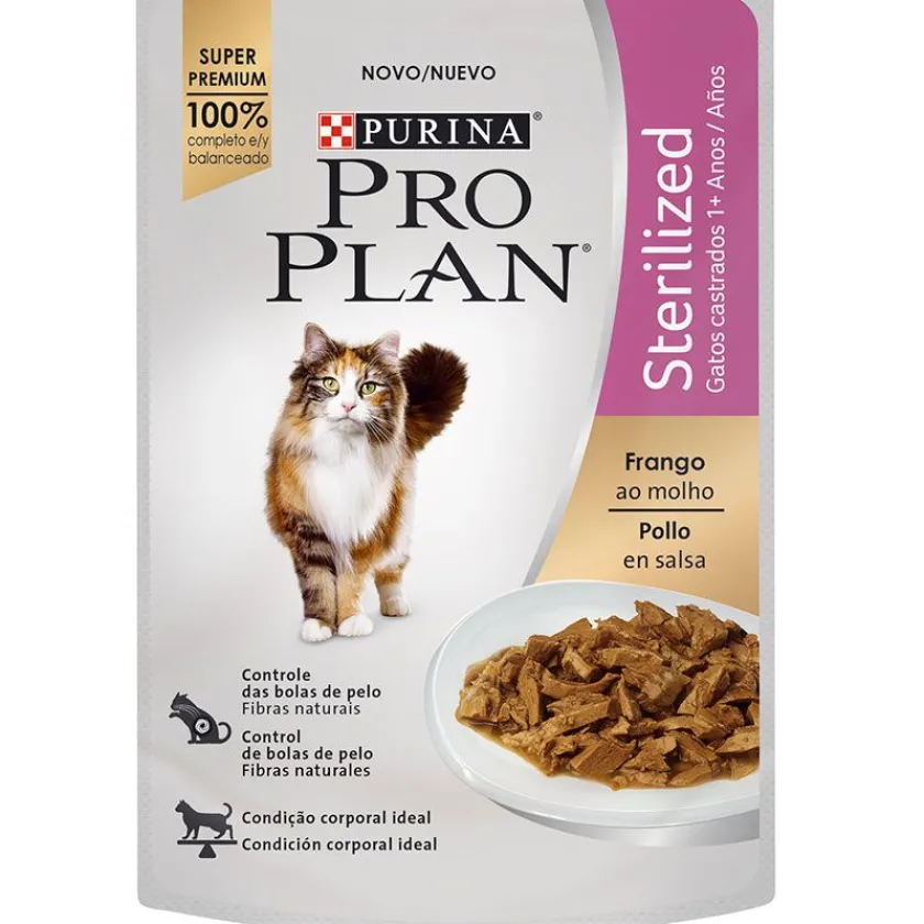 Pro Plan - Purina Húmedos^Purina Pro Plan Pouch Sterilized Cat Pollo en Salsa 85gr