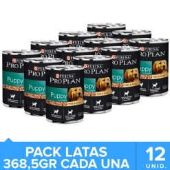 Pro Plan - Purina Húmedos^Purina Pro Plan Puppy Lata 368.5gr Pack 12 Unidades